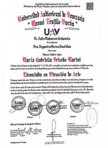 Briceño Marini, Maria Gabriella