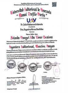 Tovar Escalona, Yolanda Daneysi Aida